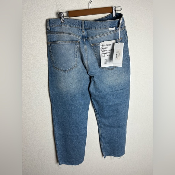 Boyish Tommy Stretch in Eternal Sunshine High Rise Straight Jeans Women 30 NWT - Picture 3 of 10
